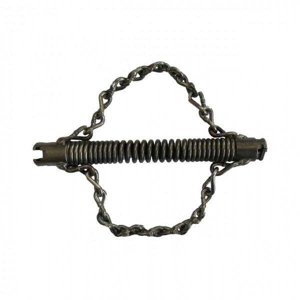 chain knocker 16mm T-Nut (5/8") with male coupling, 2 smooth chains