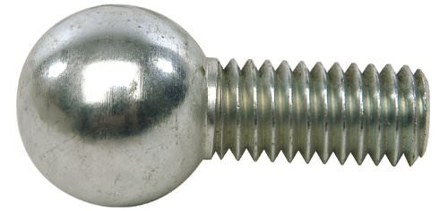 Shock ball for drain cleaning cable with 1/2" WW thread