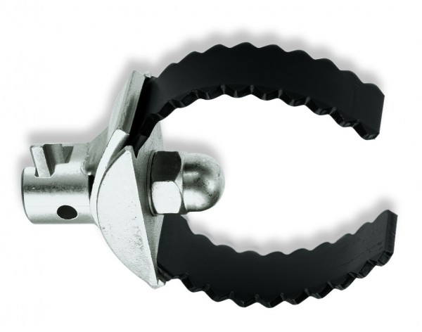 Serrated fork cutter with 32mm T-Nut (1.1/4")