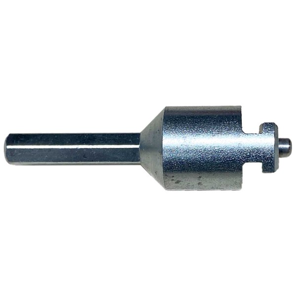 Bohrmaschinenadapter mit Sechskant für 22mm T-Nut Spiralen