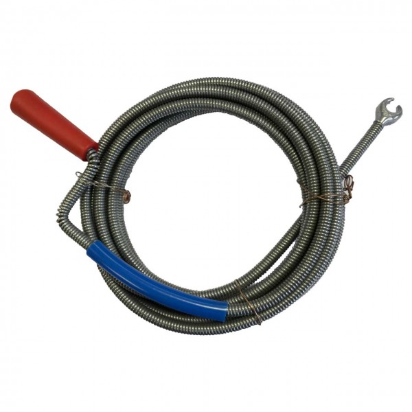 drain cleaning cable Ø 9mm with claw