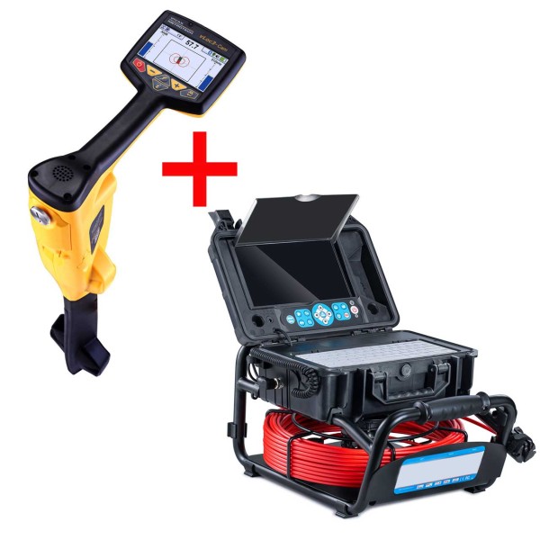 Rohrkamera 30m mit 512 Hz Sender inkl. Ortungsempfänger vLoc3-CAM